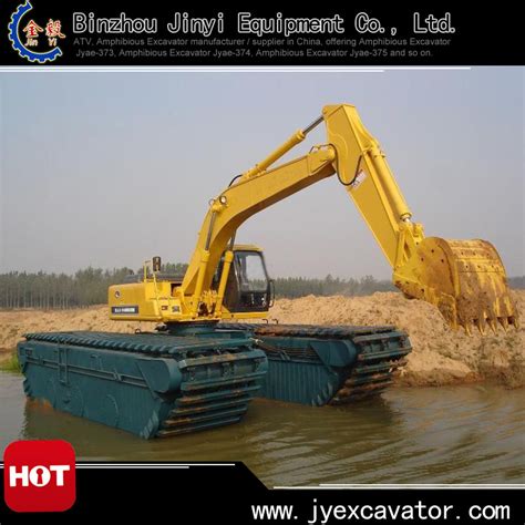 china floating excavator|Floating Excavator with Swamp Pontoon Jyae.